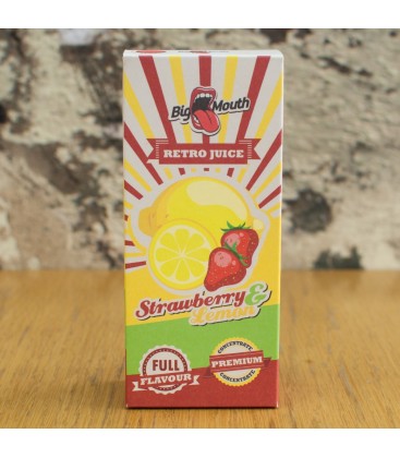 Strawberry & Lemon - Retro Juice Big Mouth