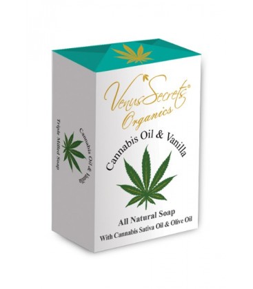 Natural Soap with Cannabis Oil & Vanilla 150gr - Venus Secrets Organics