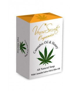 Natural Soap with Cannabis Oil & Honey 150gr - Venus Secrets Organics